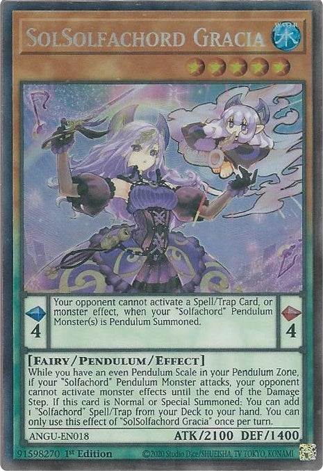SolSolfachord Gracia (CR) (18) (ANGU) - YuGiOh Single