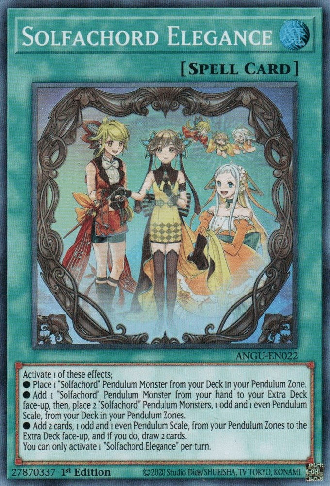 Solfachord Elegance (22) (ANGU) - YuGiOh Single