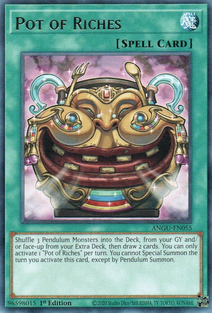 Pot of Riches (55) (ANGU) - YuGiOh Single