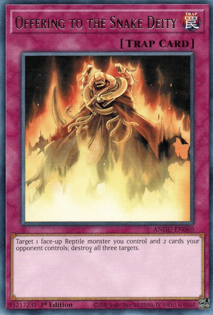 Offering to the Snake Deity (60) (ANGU) - YuGiOh Single