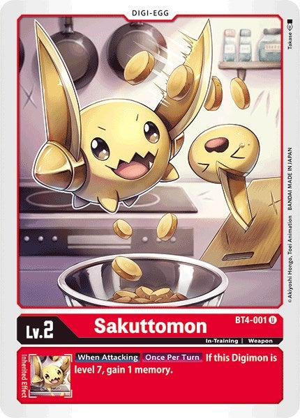 Sakuttomon (4001) [BT04] - Digimon Card Game Single