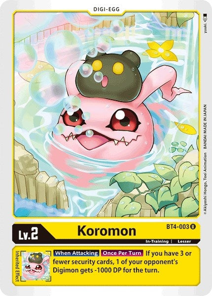 Koromon (4003) [BT04] - Digimon Card Game Single