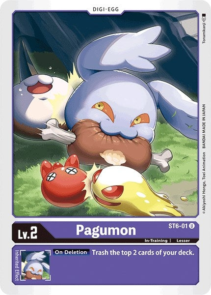 Pagumon (601) [ST-6] - Digimon Card Game Single