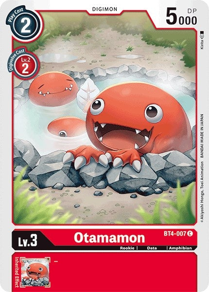 Otamamon (4007) [BT04] - Digimon Card Game Single