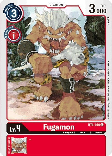 Fugamon (4010) [BT04] - Digimon Card Game Single
