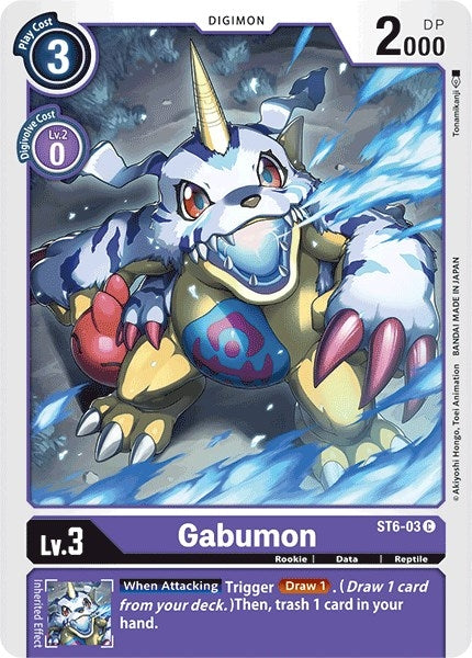 Gabumon (603) [ST-6] - Digimon Card Game Single