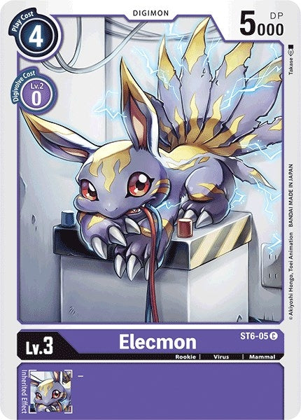 Elecmon (605) [ST-6] - Digimon Card Game Single