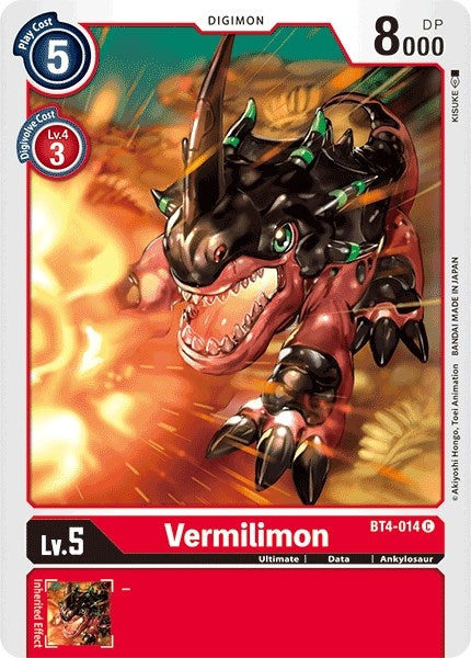Vermilimon (4014) [BT04] - Digimon Card Game Single