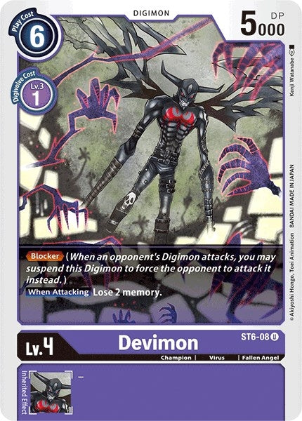 Devimon (608) [ST-6] - Digimon Card Game Single
