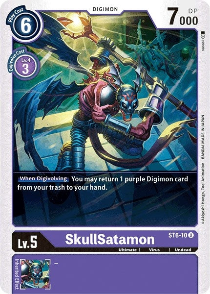SkullSatamon (610) [ST-6] - Digimon Card Game Single