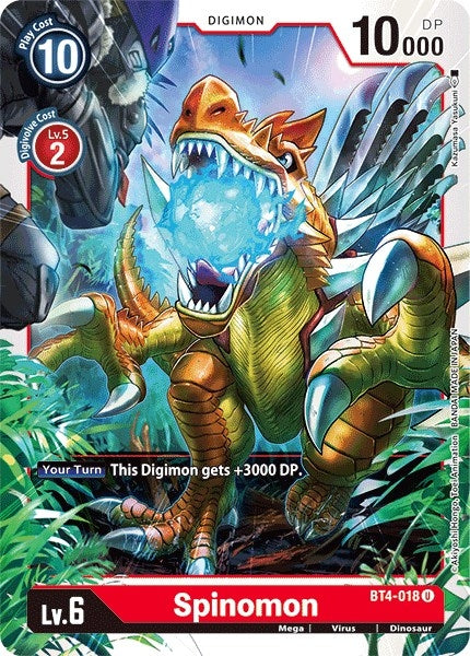 Spinomon (4018) [BT04] - Digimon Card Game Single