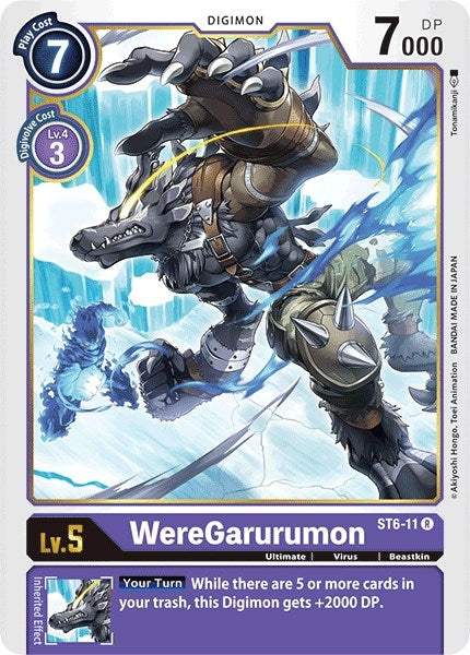 WereGarurumon (611) [ST-6] - Digimon Card Game Single