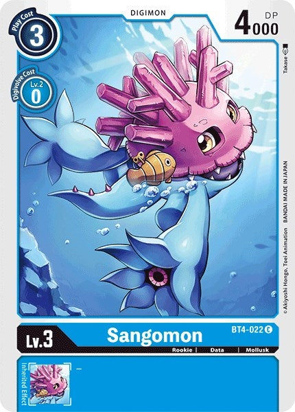 Sangomon (4022) [BT04] - Digimon Card Game Single