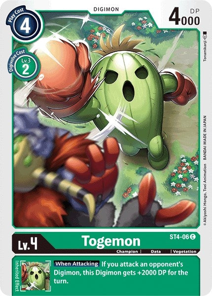 Togemon (406) [ST-4] - Digimon Card Game Single