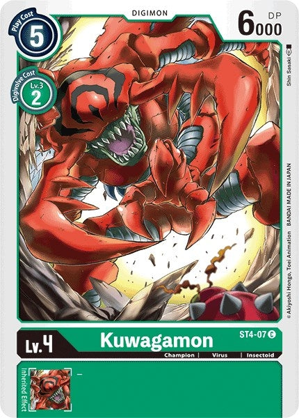 Kuwagamon (407) [ST-4] - Digimon Card Game Single