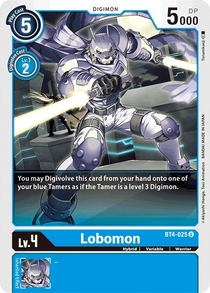 Lobomon (4025) [BT04] - Digimon Card Game Single