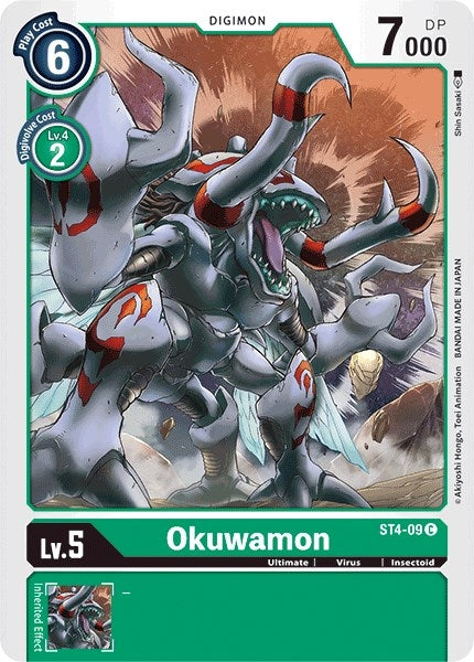 Okuwamon (409) [ST-4] - Digimon Card Game Single