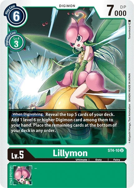 Lillymon (410) [ST-4] - Digimon Card Game Single