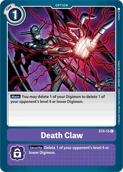 Death Claw (615) [ST-6] - Digimon Card Game Single