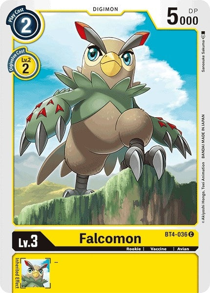Falcomon (4036) [BT04] - Digimon Card Game Single