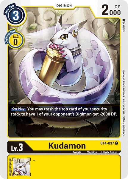 Kudamon (4037) [BT04] - Digimon Card Game Single
