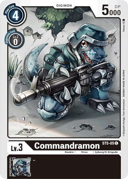 Commandramon (505) [ST-5] - Digimon Card Game Single