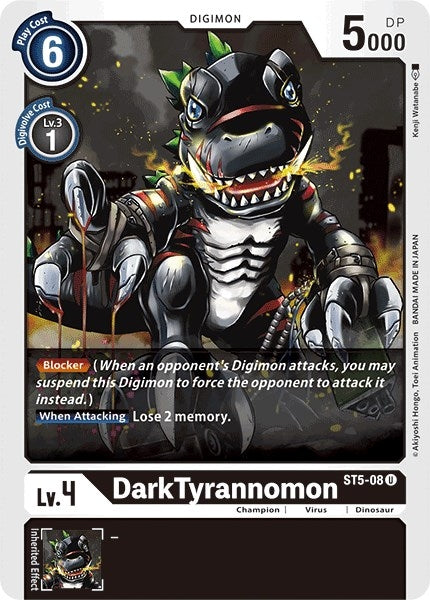 DarkTyrannomon (508) [ST-5] - Digimon Card Game Single