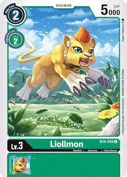 Liollmon (4050) [BT04] - Digimon Card Game Single
