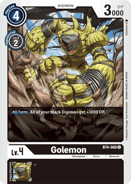 Golemon (4066) [BT04] - Digimon Card Game Single