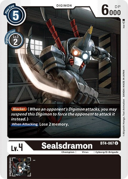 Sealsdramon (4067) [BT04] - Digimon Card Game Single