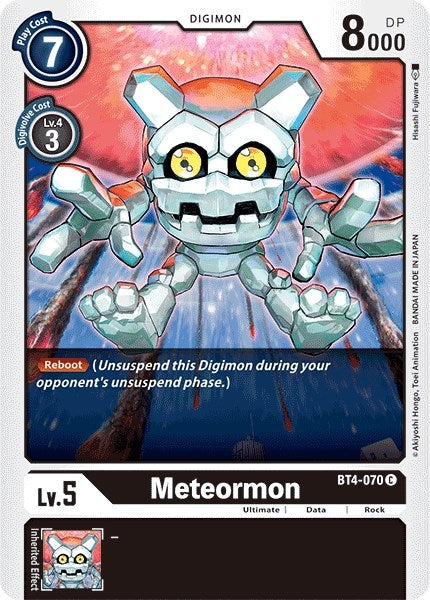 Meteormon (4070) [BT04] - Digimon Card Game Single