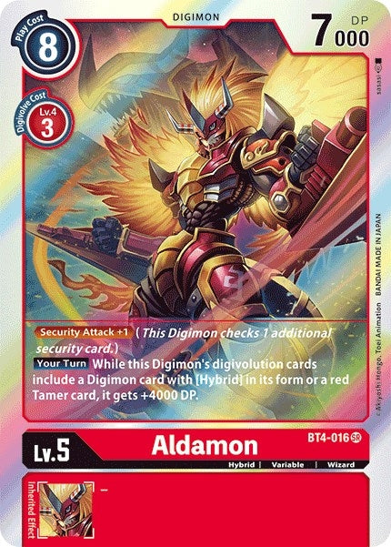 Aldamon (4016) [BT04] - Digimon Card Game Single