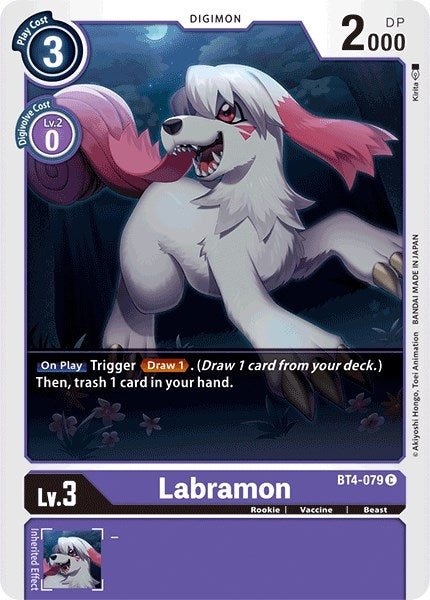 Labramon (4079) [BT04] - Digimon Card Game Single