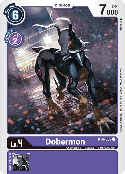 Dobermon (4082) [BT04] - Digimon Card Game Single