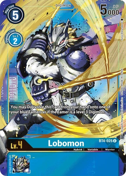 Lobomon (Alternate Art) (4025) [BT04] - Digimon Card Game Single