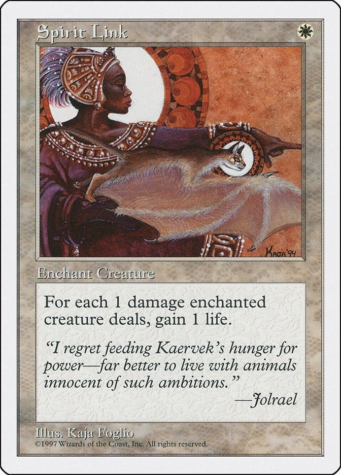 Spirit Link [5ED] - MTG Single