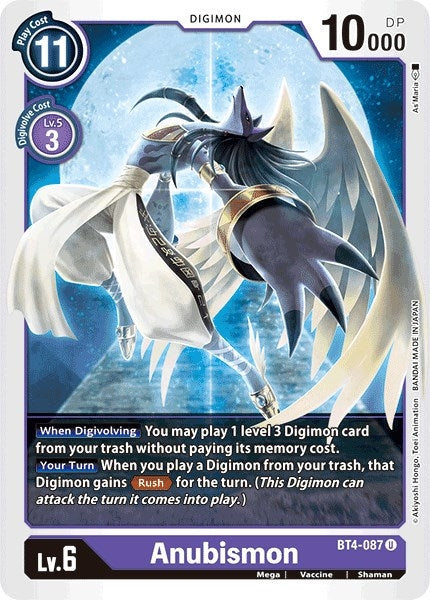 Anubismon (4087) [BT04] - Digimon Card Game Single