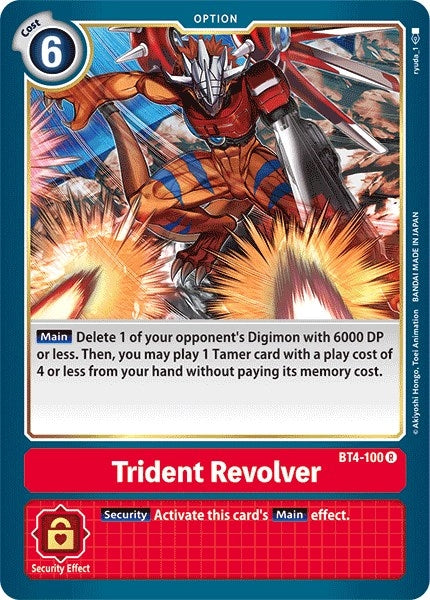 Trident Revolver (4100) [BT04] - Digimon Card Game Single