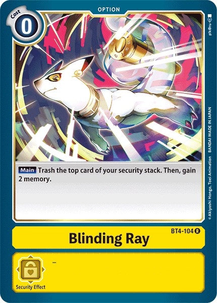 Blinding Ray (4104) [BT04] - Digimon Card Game Single