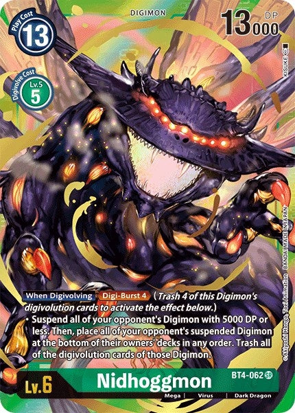 Nidhoggmon (Alternate Art) (4062) [BT04] - Digimon Card Game Single