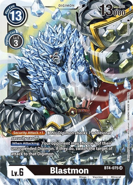 Blastmon (4075) [BT04] - Digimon Card Game Single