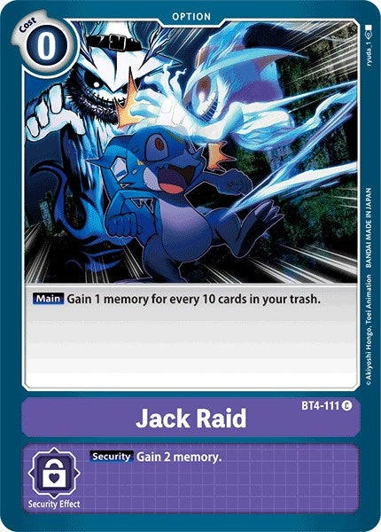 Jack Raid (4111) [BT04] - Digimon Card Game Single
