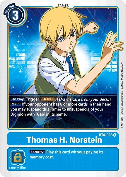 Thomas H. Norstein (4093) [BT04] - Digimon Card Game Single