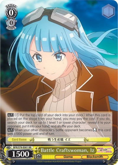 Battle Craftswoman Iz (78001) [BFR/S78] - Weiss Schwarz Single