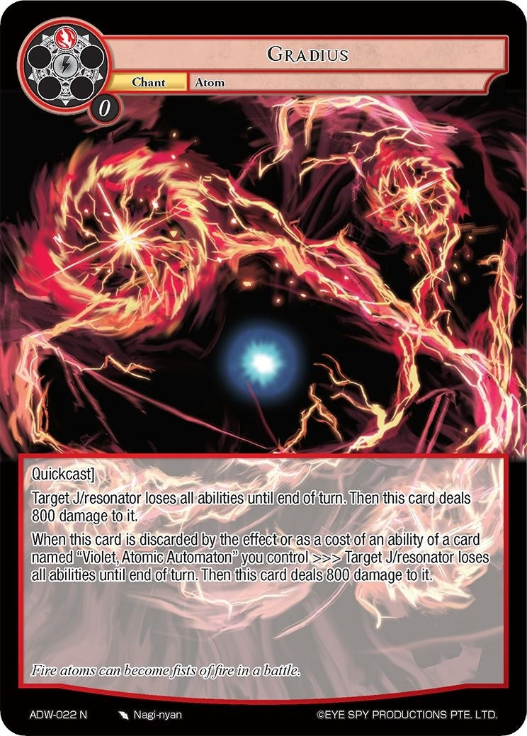 Gradius (22) [ADW] - Force of Will Single