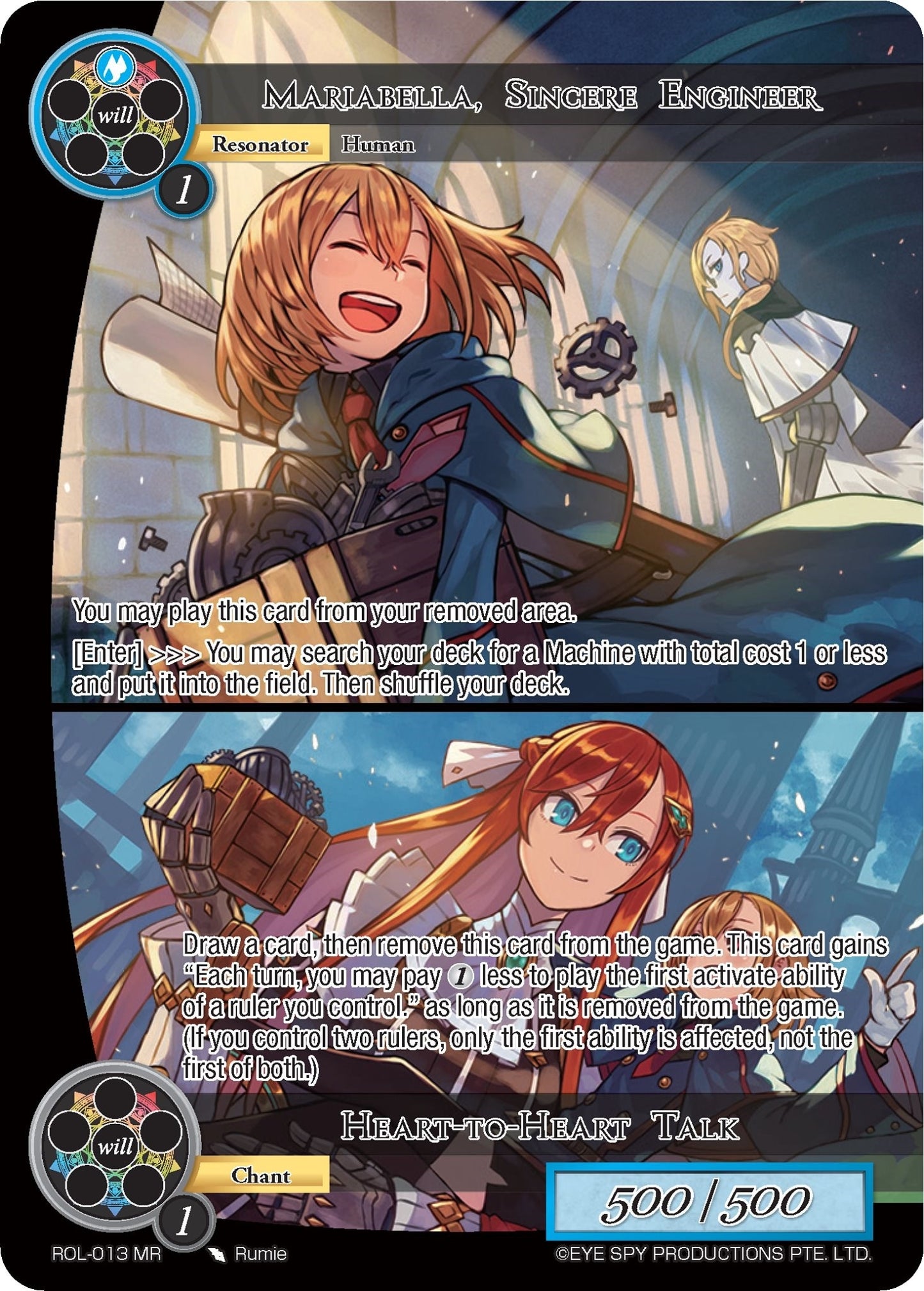Mariabella Sincere Engineer // Heart-to-Heart Talk (13) [ROL] - Force of Will Single