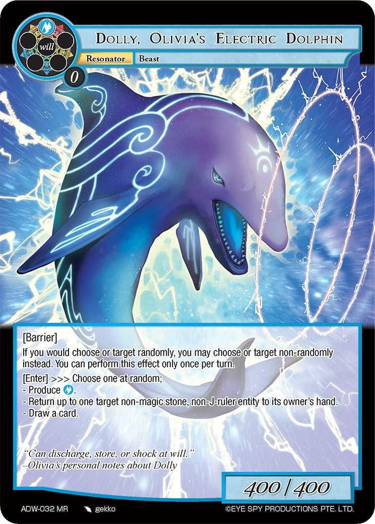 Dolly Olivia’s Electric Dolphin (32) [ADW] - Force of Will Single