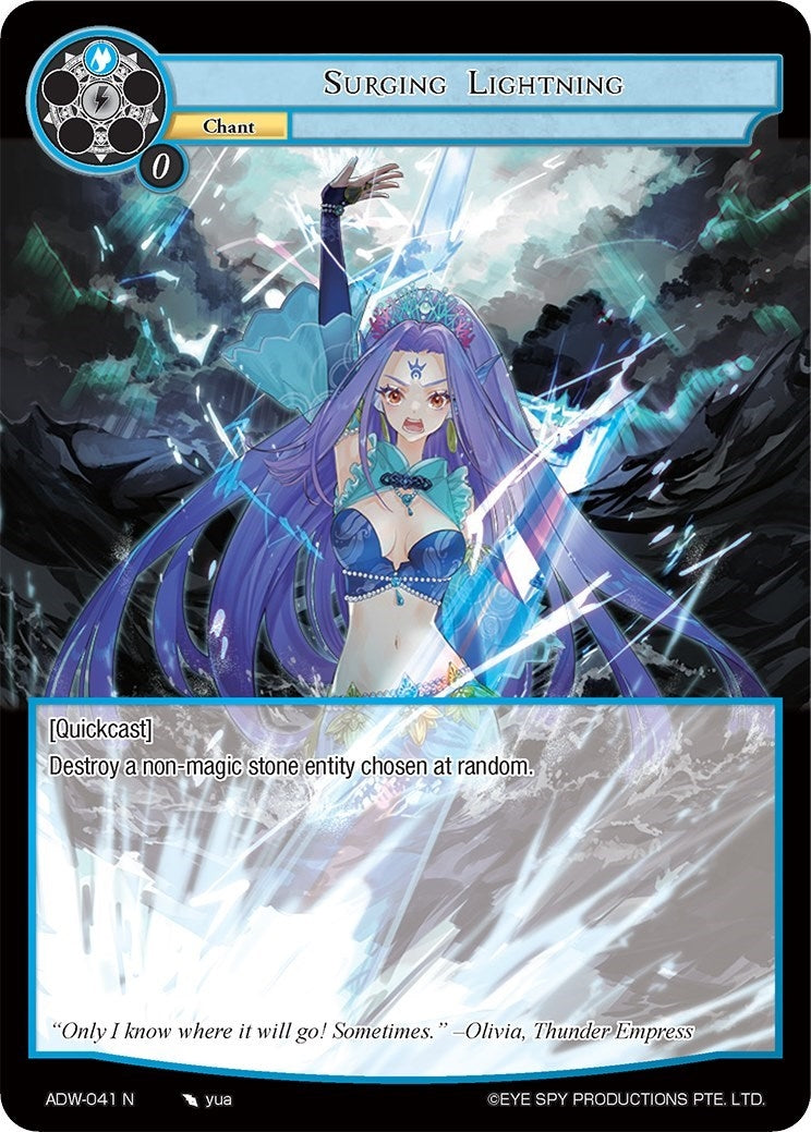 Surging Lightning (41) [ADW] - Force of Will Single