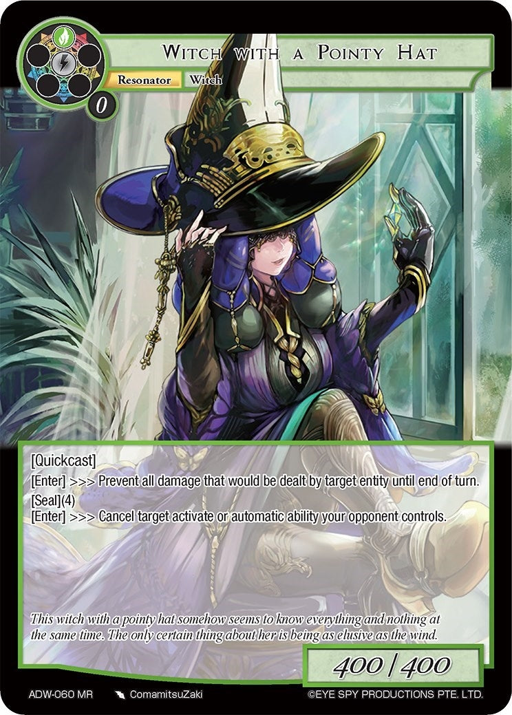 Witch With A Pointy Hat (60) [ADW] - Force of Will Single