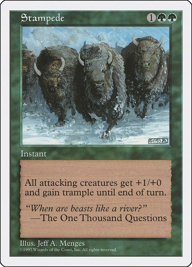 Stampede [5ED] - MTG Single